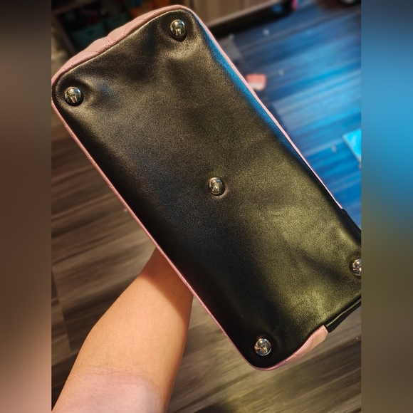 Chanel Cambon Pink and Black Quilted Leather Tote - Picture 10 of 13